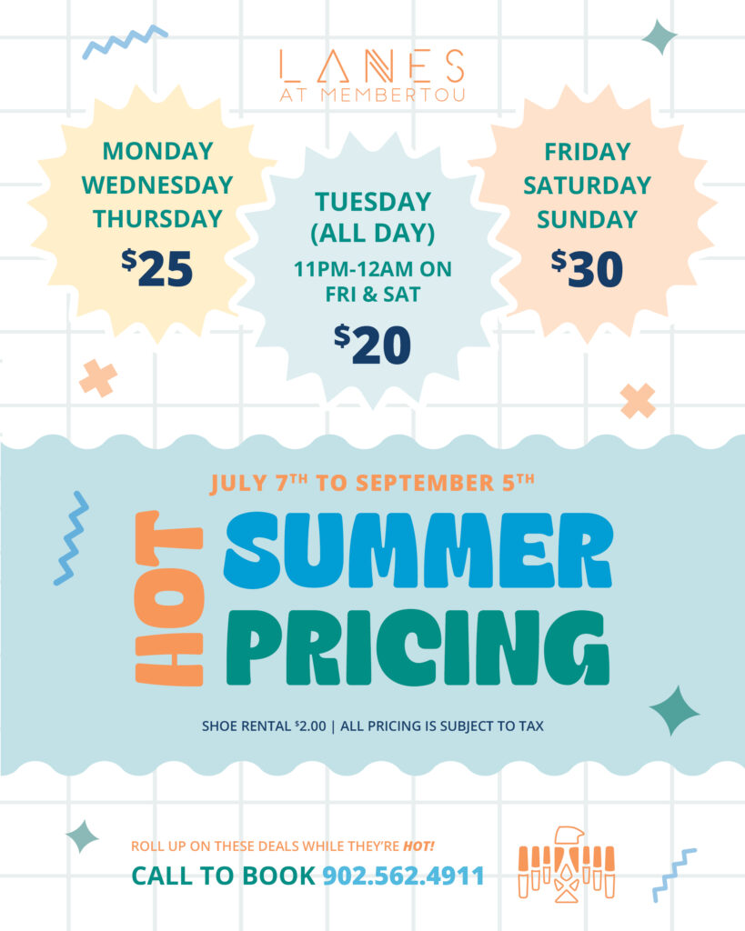 An image of Summer Pricing showing July 7th through September 5th.