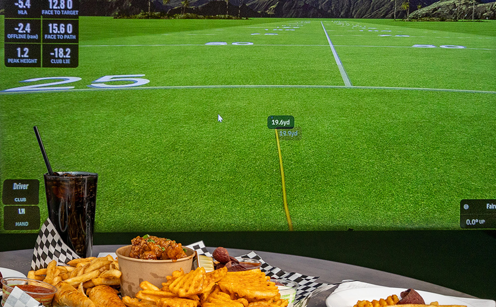 Take your best shot on some of the world’s most exciting courses with our immersive golf simulators. Whether you’re sharpening your skills or enjoying a round with friends, it’s a fun and engaging experience for golfers of all levels.